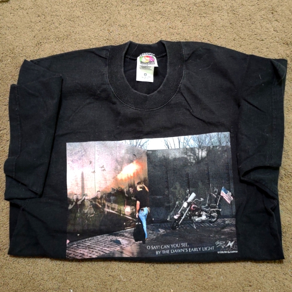 O Say can you see Harley T-shirt size M
